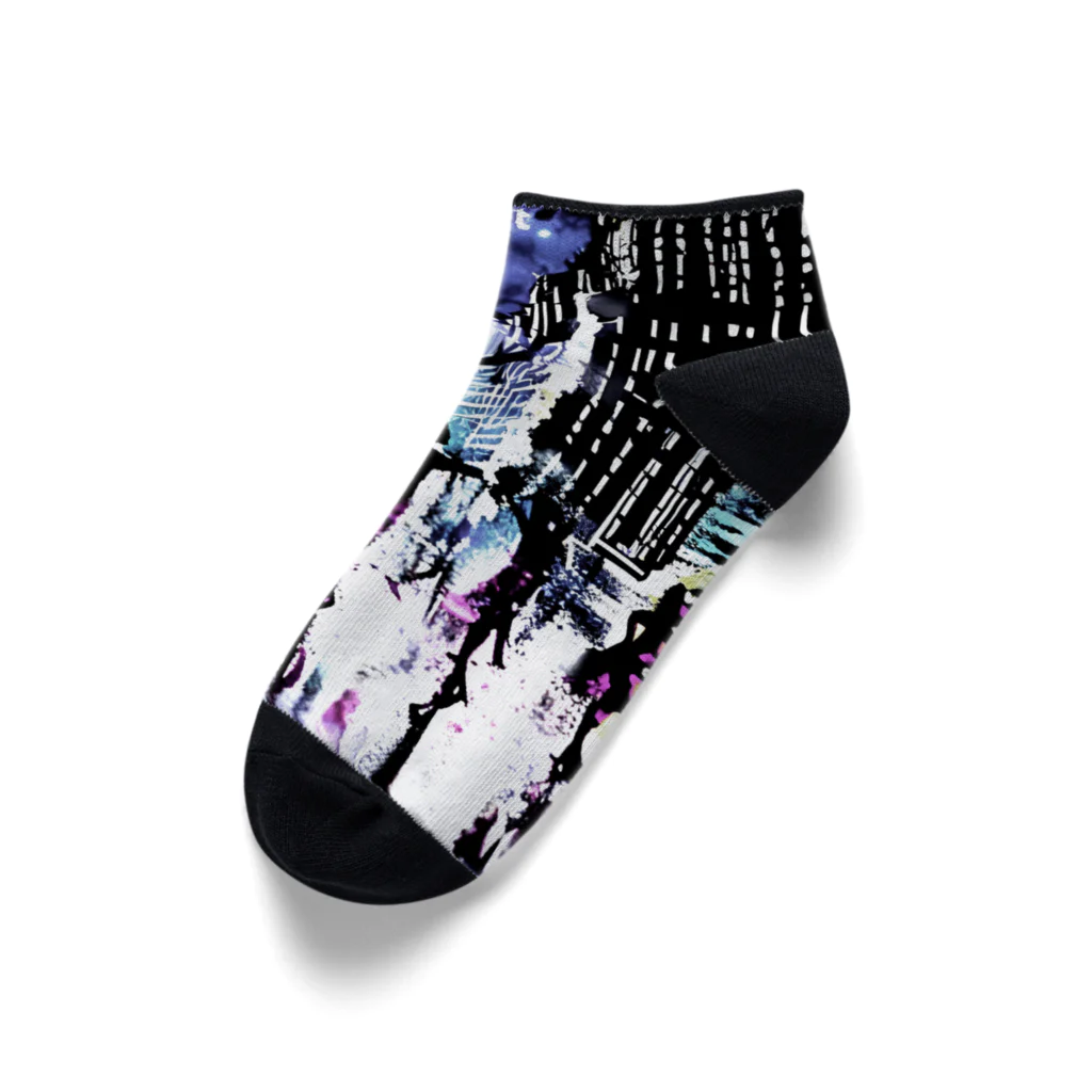 Moichi Designs Shop-2023のnew york dancer Ankle Socks