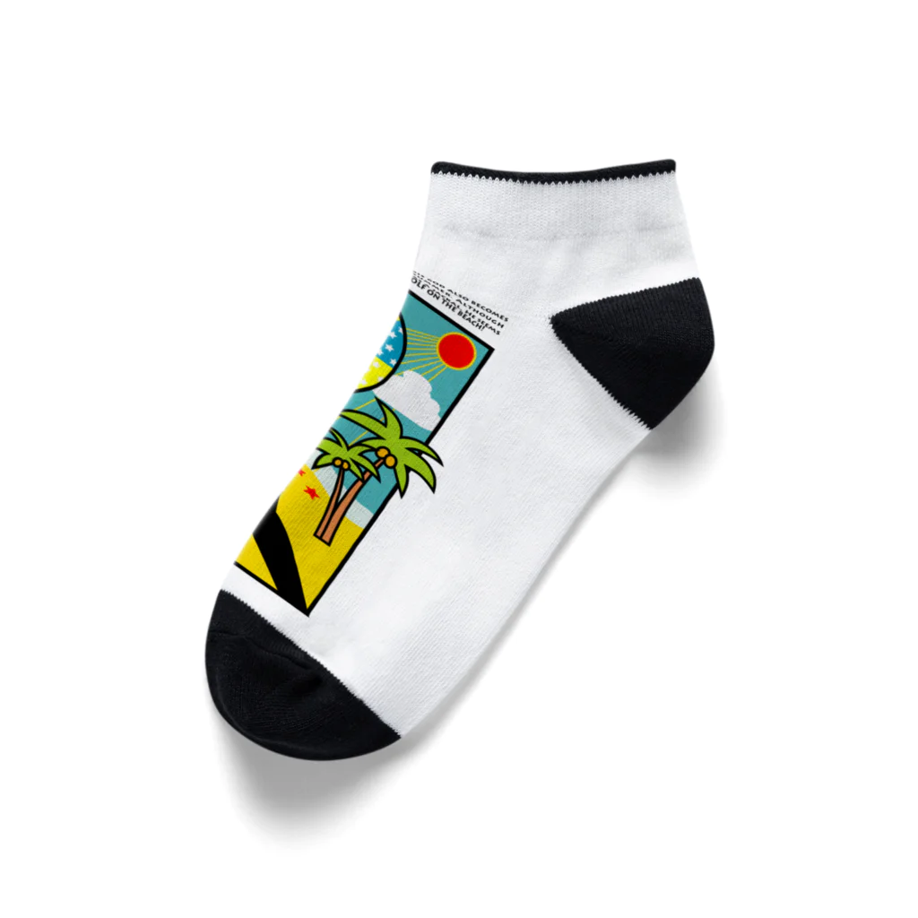 huroshikiの夏のアヌビス神 in the beach Ankle Socks