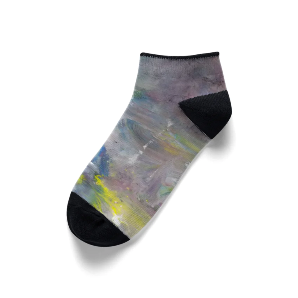 cardamom-coffeeの春色絵の具シリーズ3 Ankle Socks