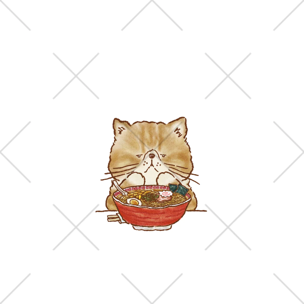 coeur.yu（クードットユー）の猫とラーメン くるぶしソックス