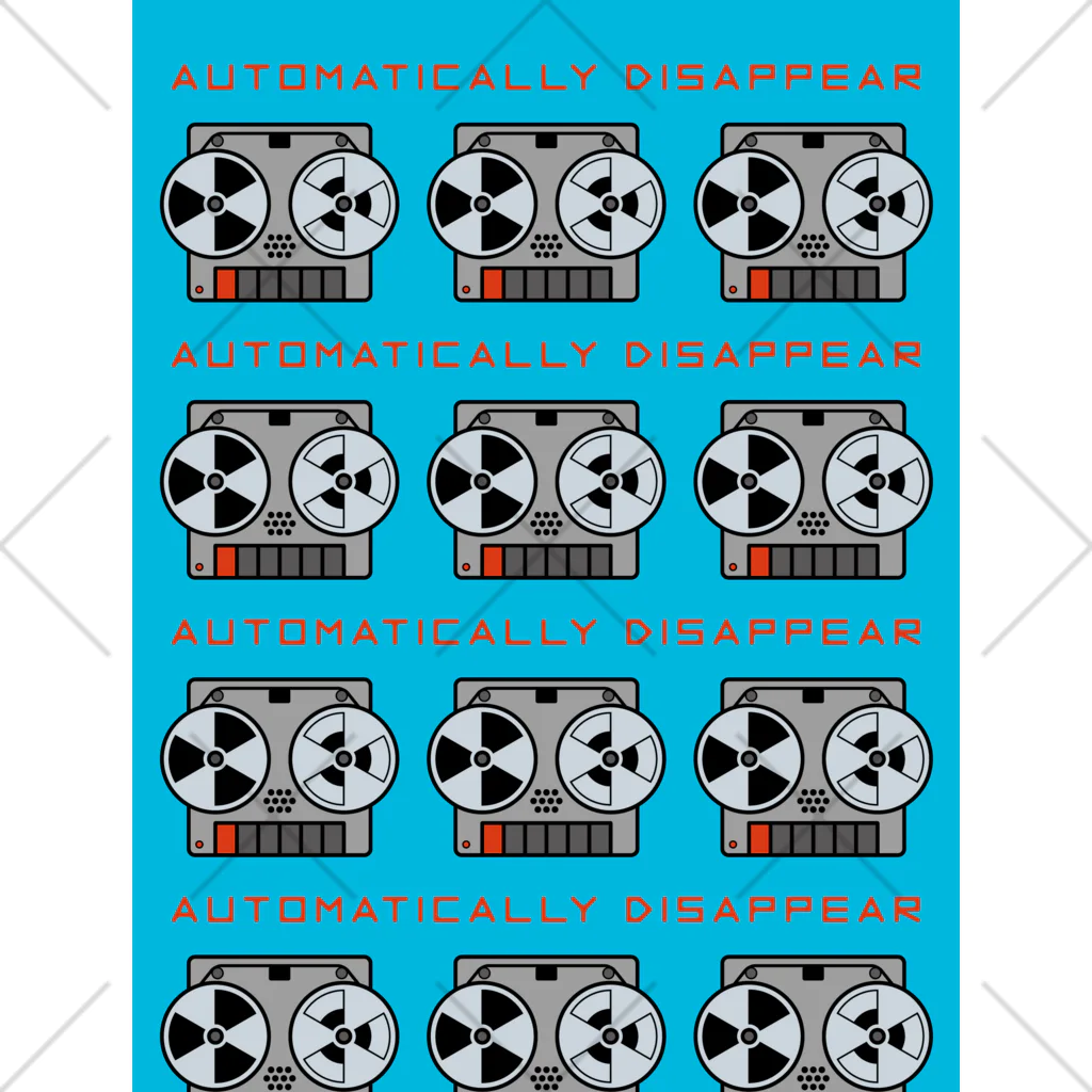 北風のゼリーのオープンリールテープレコーダー（水色） くるぶしソックス