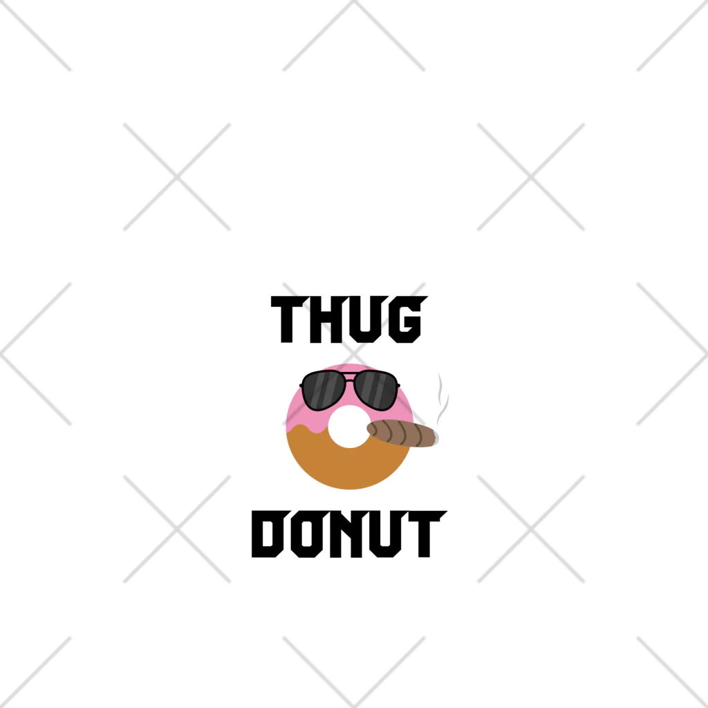 テモアシドーナツ（ドーナツギャング）のTHUG DONUT くるぶしソックス