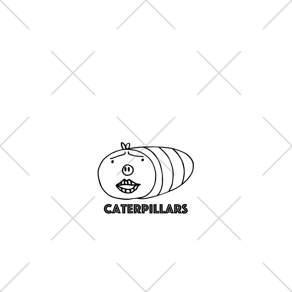 caterpillarsのイモムシ くるぶしソックス