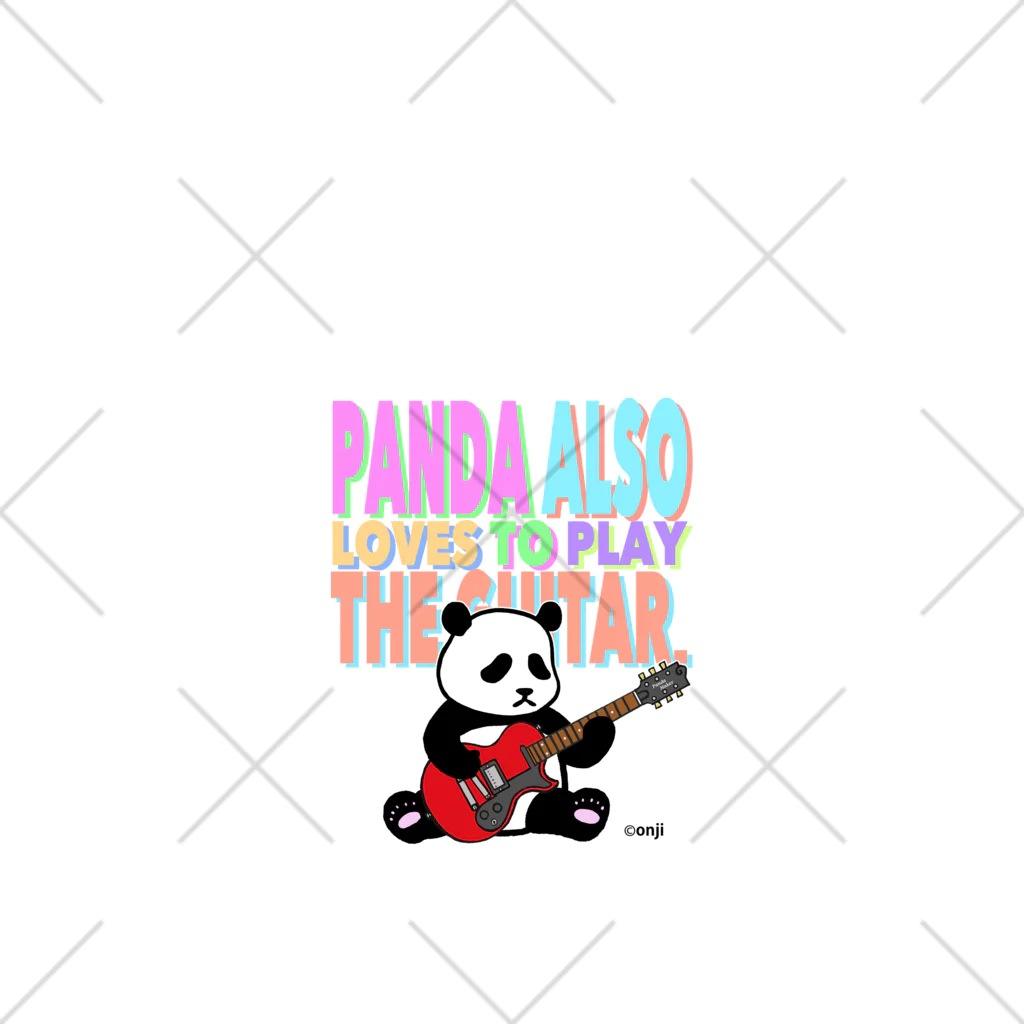 ken_ken_47のPANDA ALSO LOVES TO PLAY THE GUITAR. MM  Ankle Socks