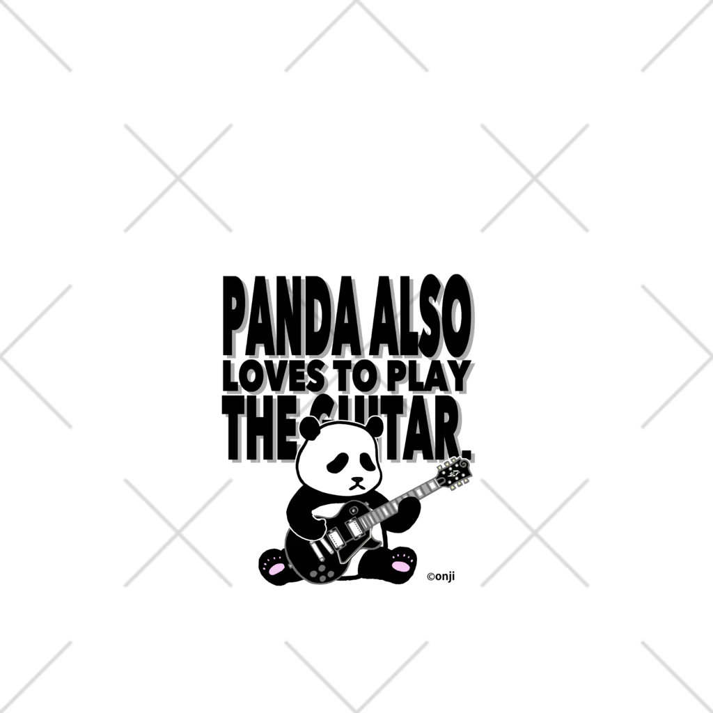 ken_ken_47のPANDA ALSO LOVES TO PLAY THE GUITAR mono Ankle Socks