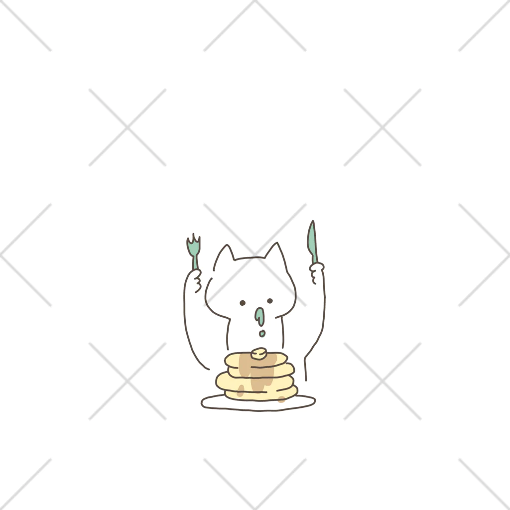 いぬや ふうこの食欲ねこ くるぶしソックス