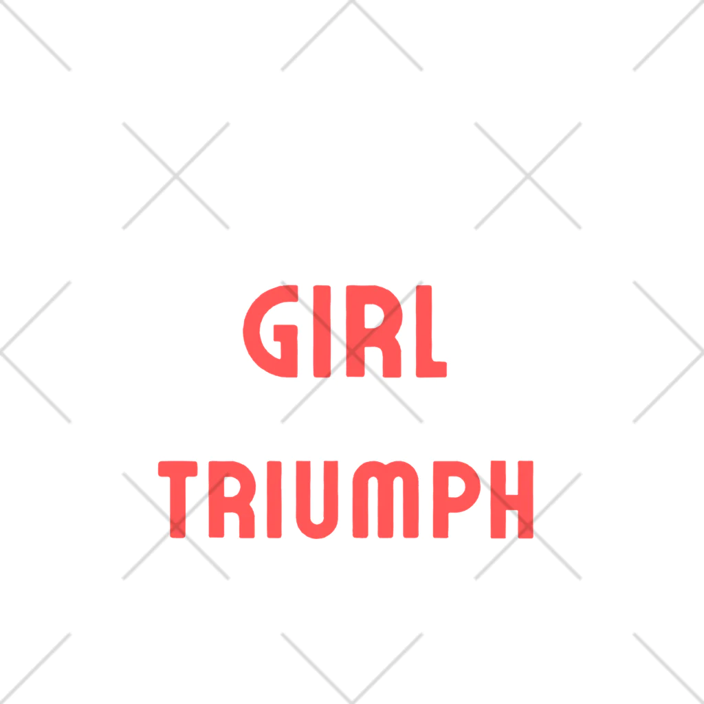 あい・まい・みぃのGirl Triumph-女性の勝利や成功を表す言葉 くるぶしソックス