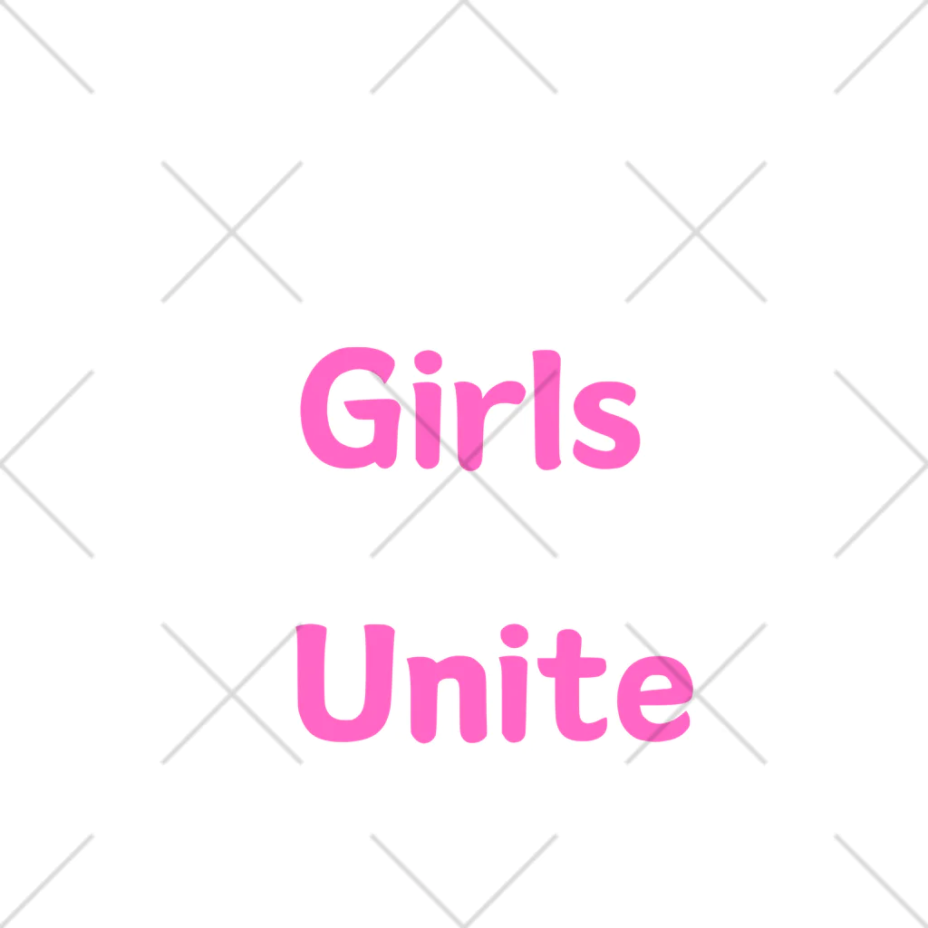 あい・まい・みぃのGirls Unite-女性たちが団結して力を合わせる言葉 Ankle Socks