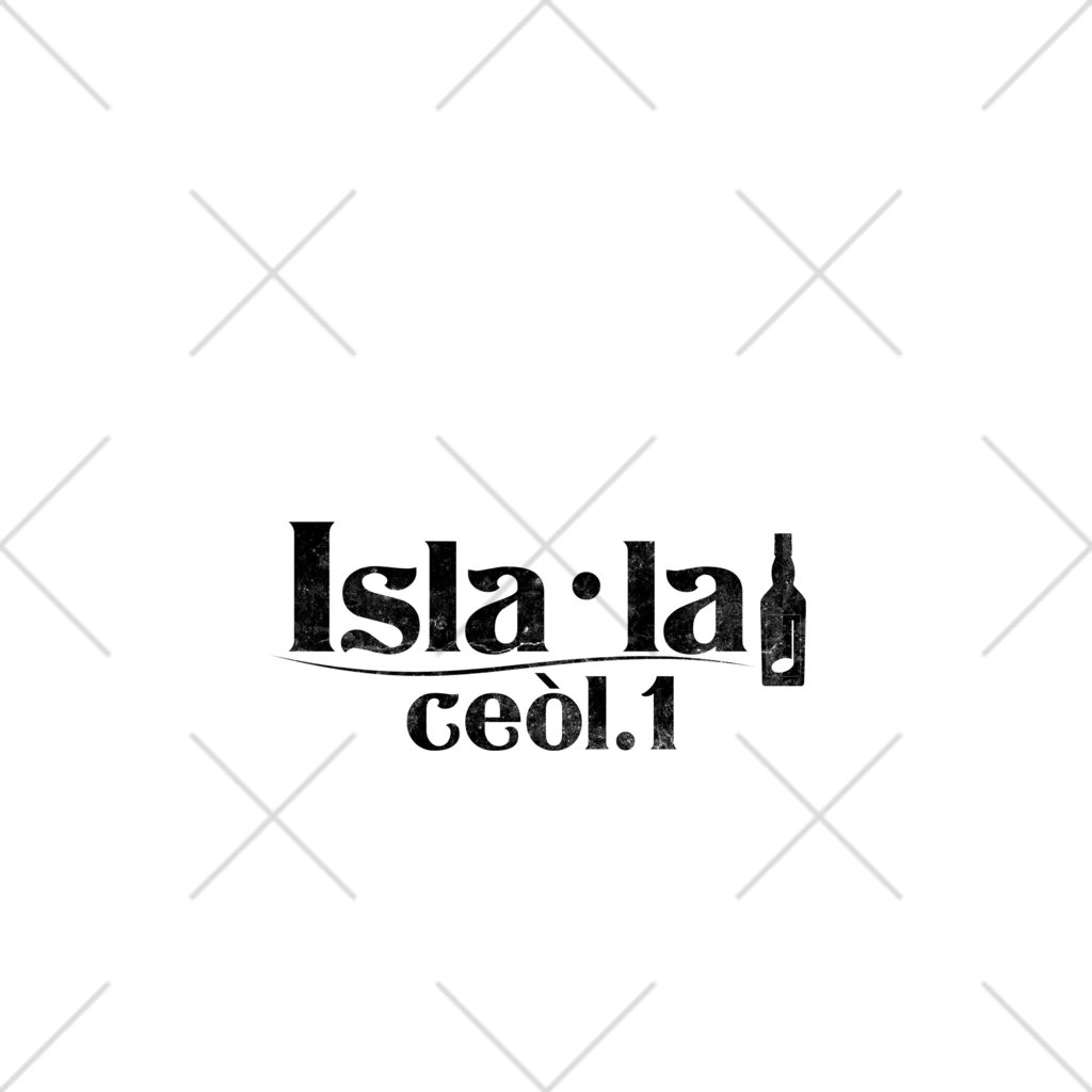 isla_laの『Isla•la ceòl.1』ロゴくるぶしソックス Ankle Socks