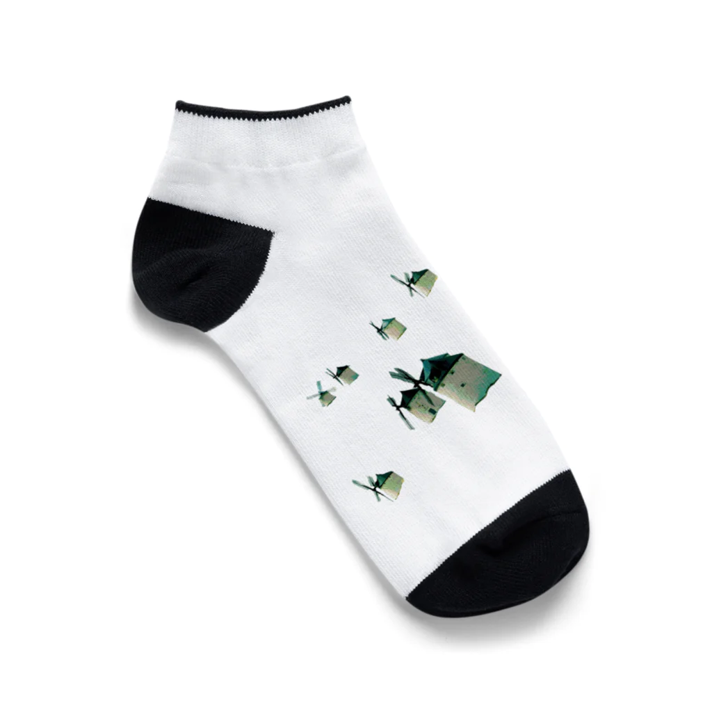 soi hẻm rojiの風車村 Ankle Socks