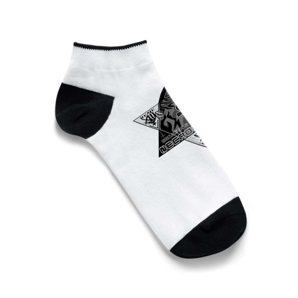 Ａ’ｚｗｏｒｋＳの六芒星ネクロマンサー ブラックアンク Ankle Socks