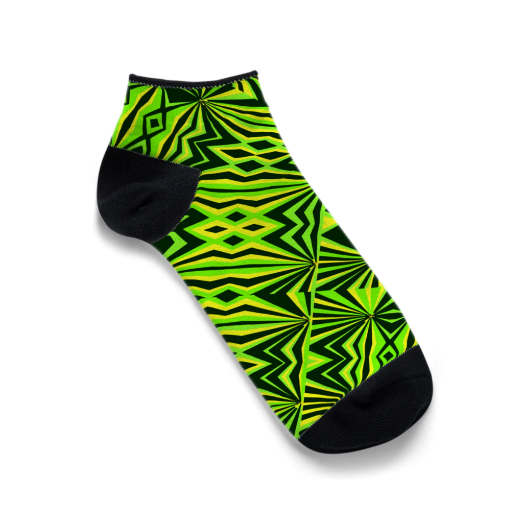 ✨🌈✨ユラクラカン🇯🇵 ✨🌈✨の🌴植物の楽園🌴ジャングリア🌳 Ankle Socks