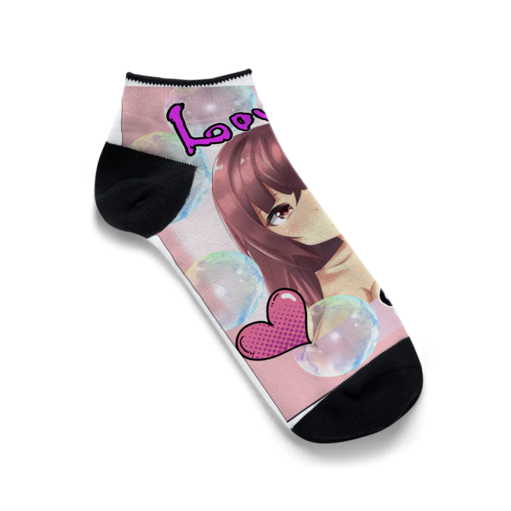 🍎彩姫@貴方の女神‏٭YouhaYouhのLove Ankle Socks