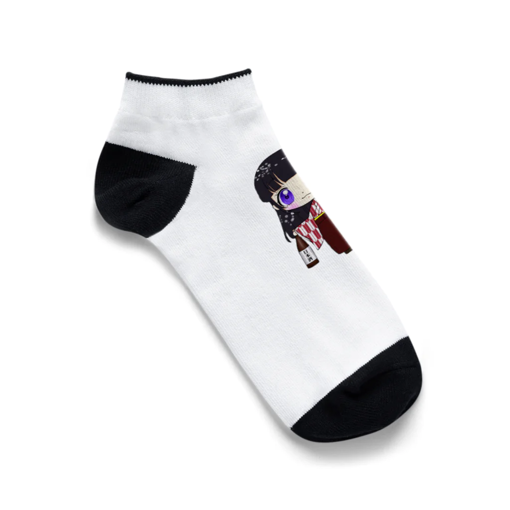 日本酒BARはいからさんのはいからちゃん Ankle Socks