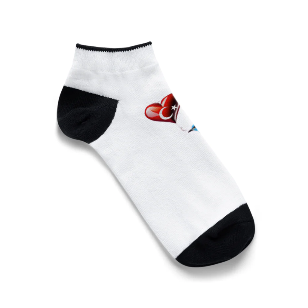 BBJのトルコ大地震チャリティーTシャツ Ankle Socks