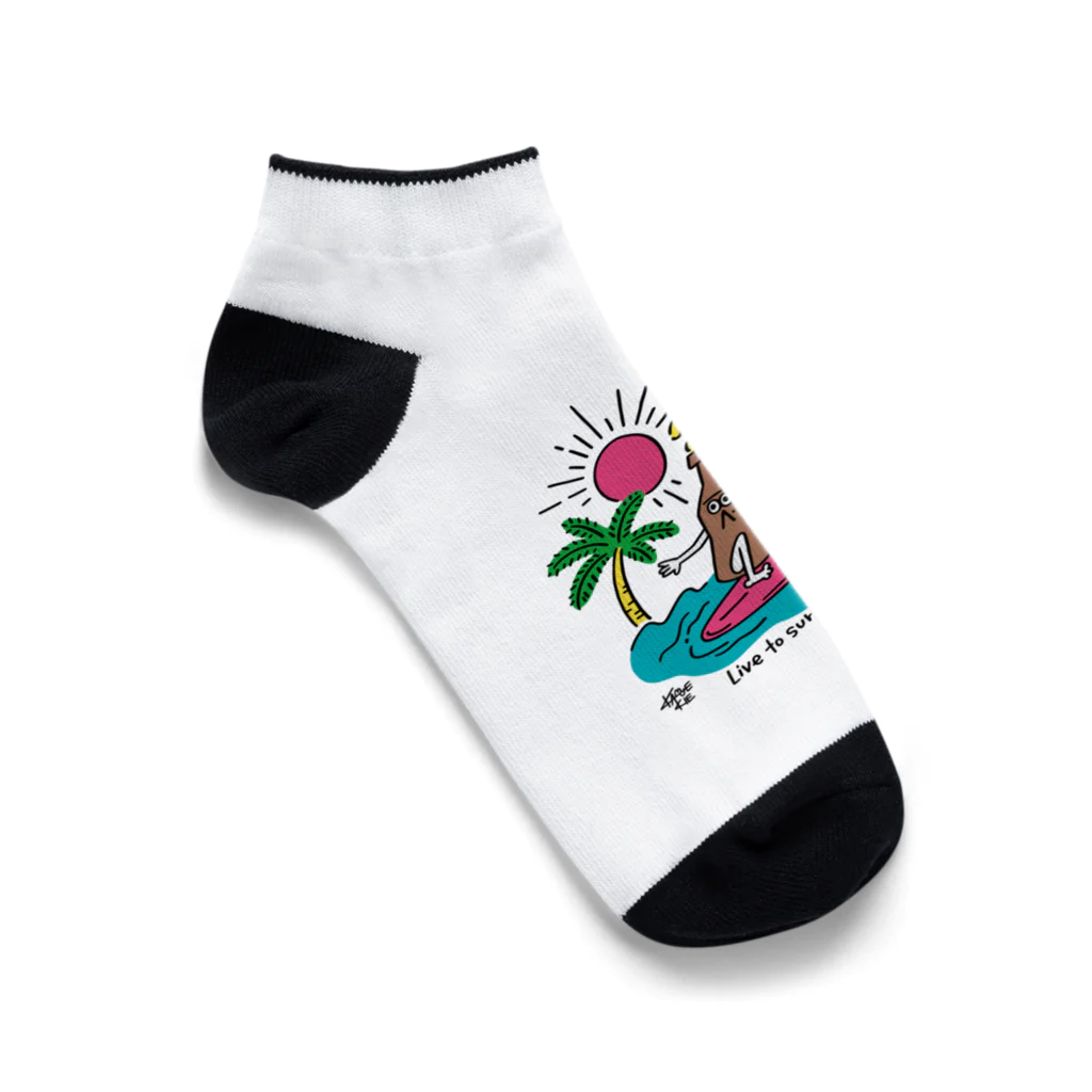 BLUE ISLAND BEER グッズストアのBLUE ISLAND SURFER Ankle Socks