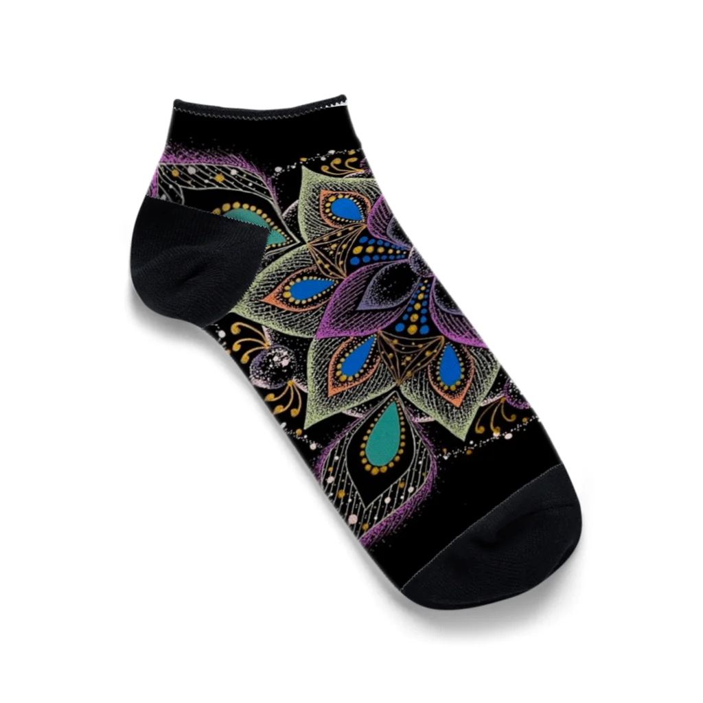 ArtemisアルテミスのPeacock Dream Ankle Socks