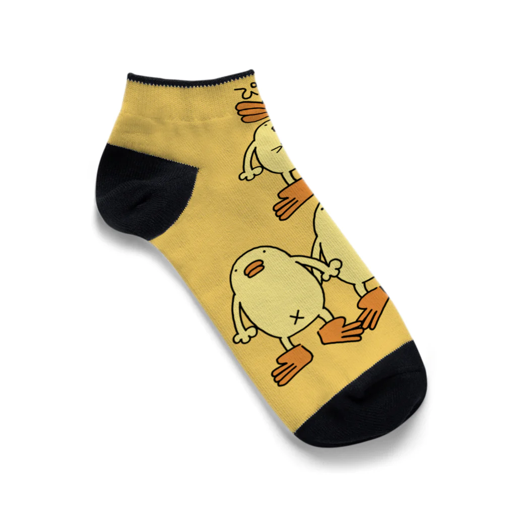 ぴょろりんちょ🐤のひよこ人間ぴよのくるぶしソックス Ankle Socks