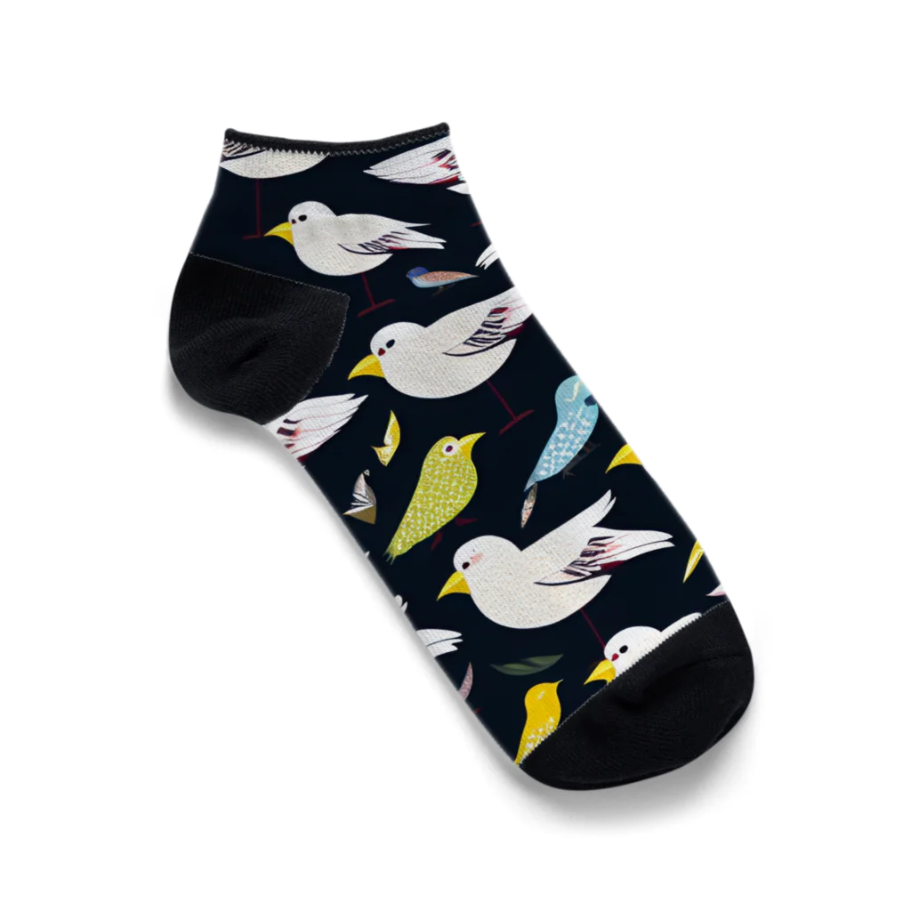 鳥愛のとりとり Ankle Socks