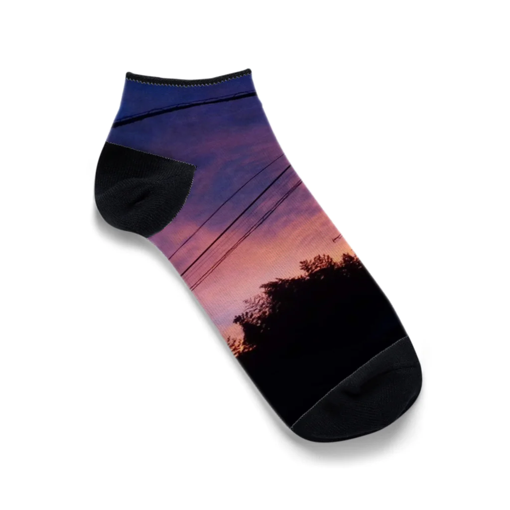 みのあの日の夕焼け Ankle Socks