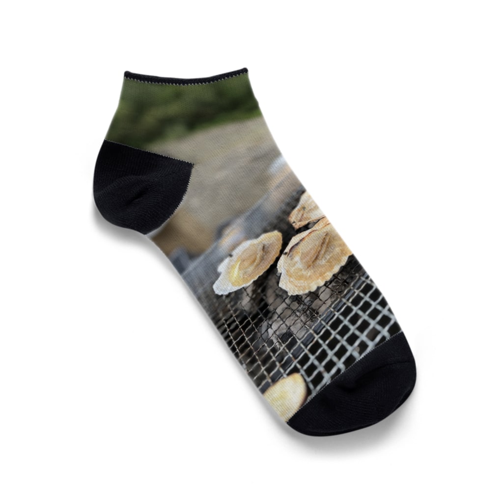 着る焼き芋屋さんの持ち歩き用ホタテのバター焼き Ankle Socks