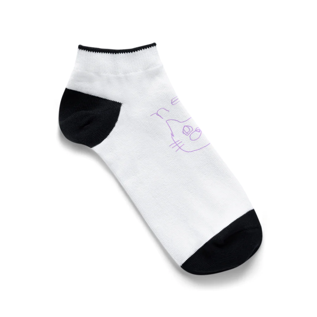 ゆるデザイン shopのゆるにゃんこ Ankle Socks