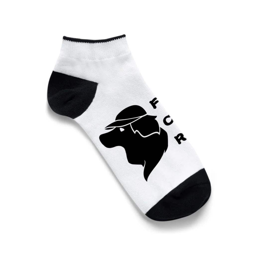 FUGA330445のフラットコーテッドレトリーバー　キャップ Ankle Socks