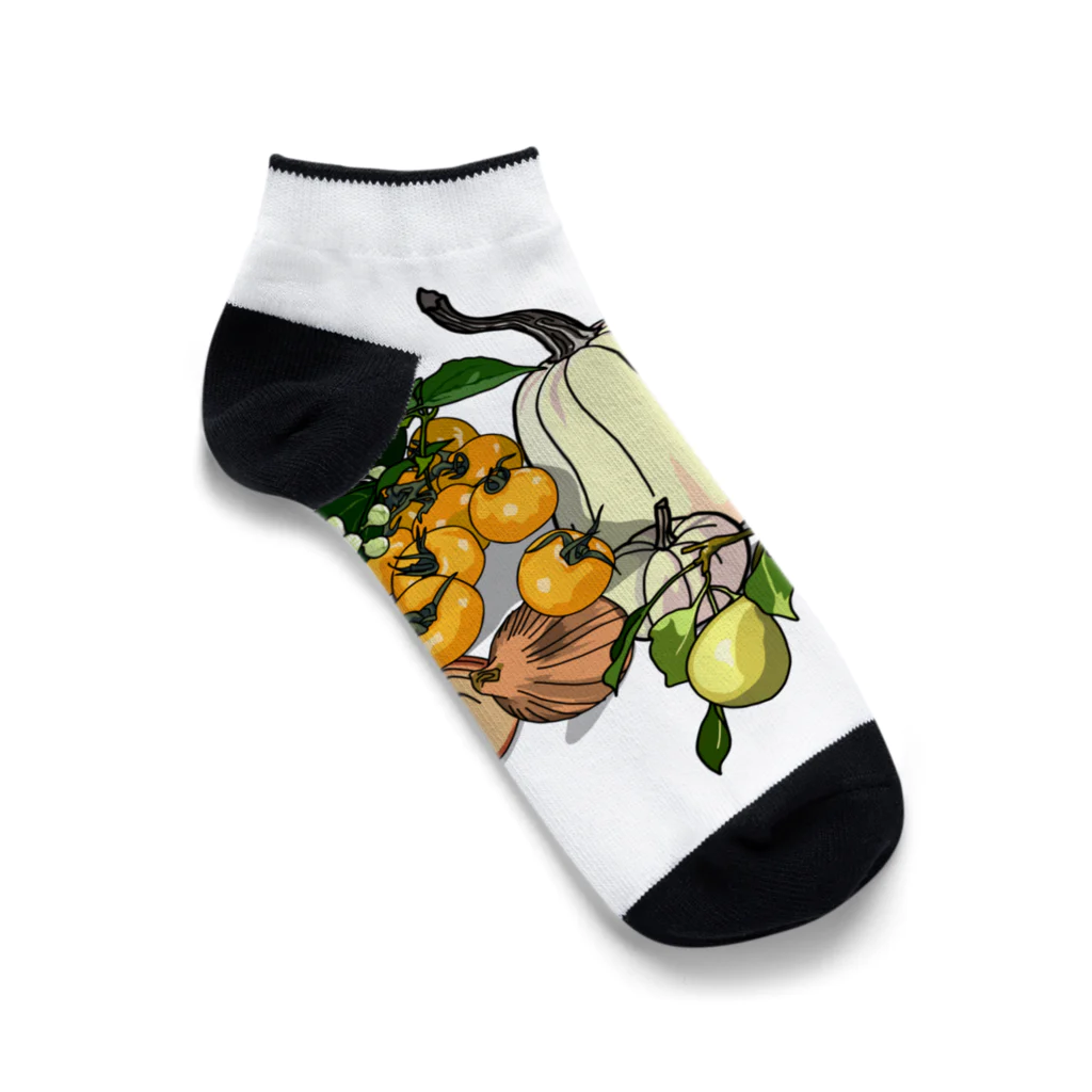 cocoyumi8の野菜アレンジ Ankle Socks