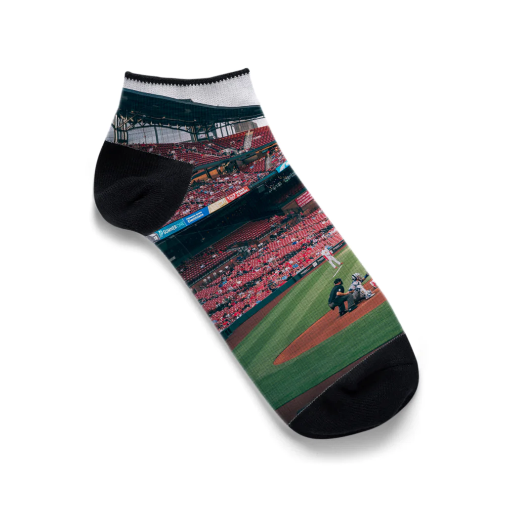 ラーメンマッスルショップのラーメンマッスル　メジャーリーグ⚾️ Ankle Socks