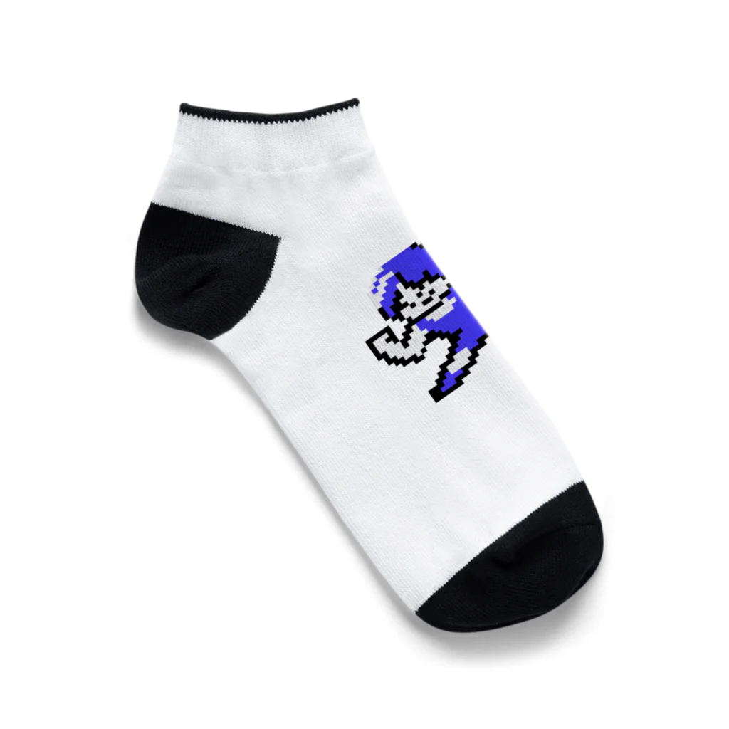 Cute's Making 需要と供給のRun for a bit(blue) Ankle Socks