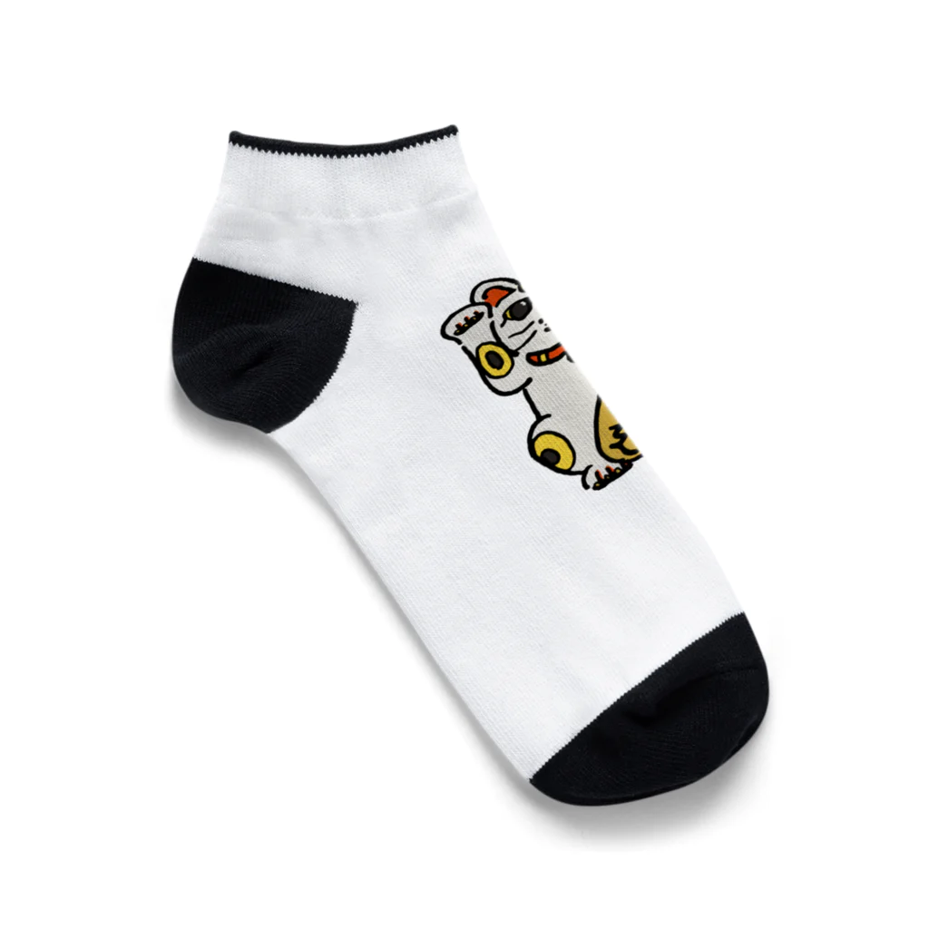 ナックマート online shopの開運！まねきねこ Ankle Socks