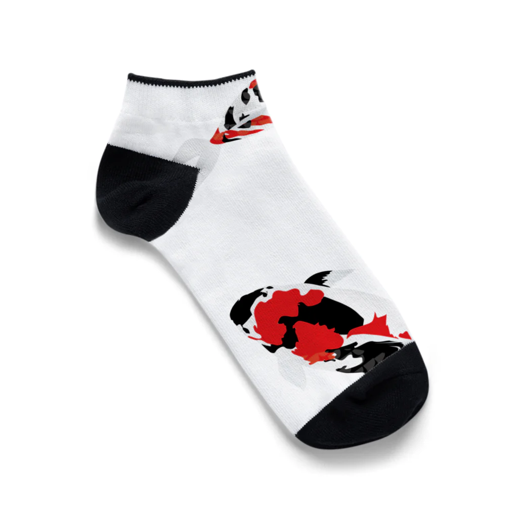 モダンラヂオの【NISHIKIGOI】 Ankle Socks