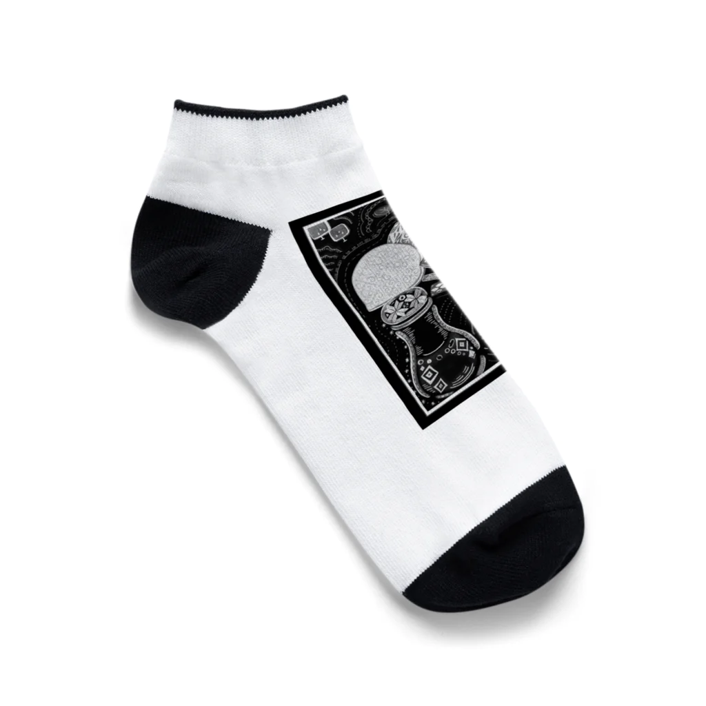 あおいとまり木の闇鍋 Ankle Socks