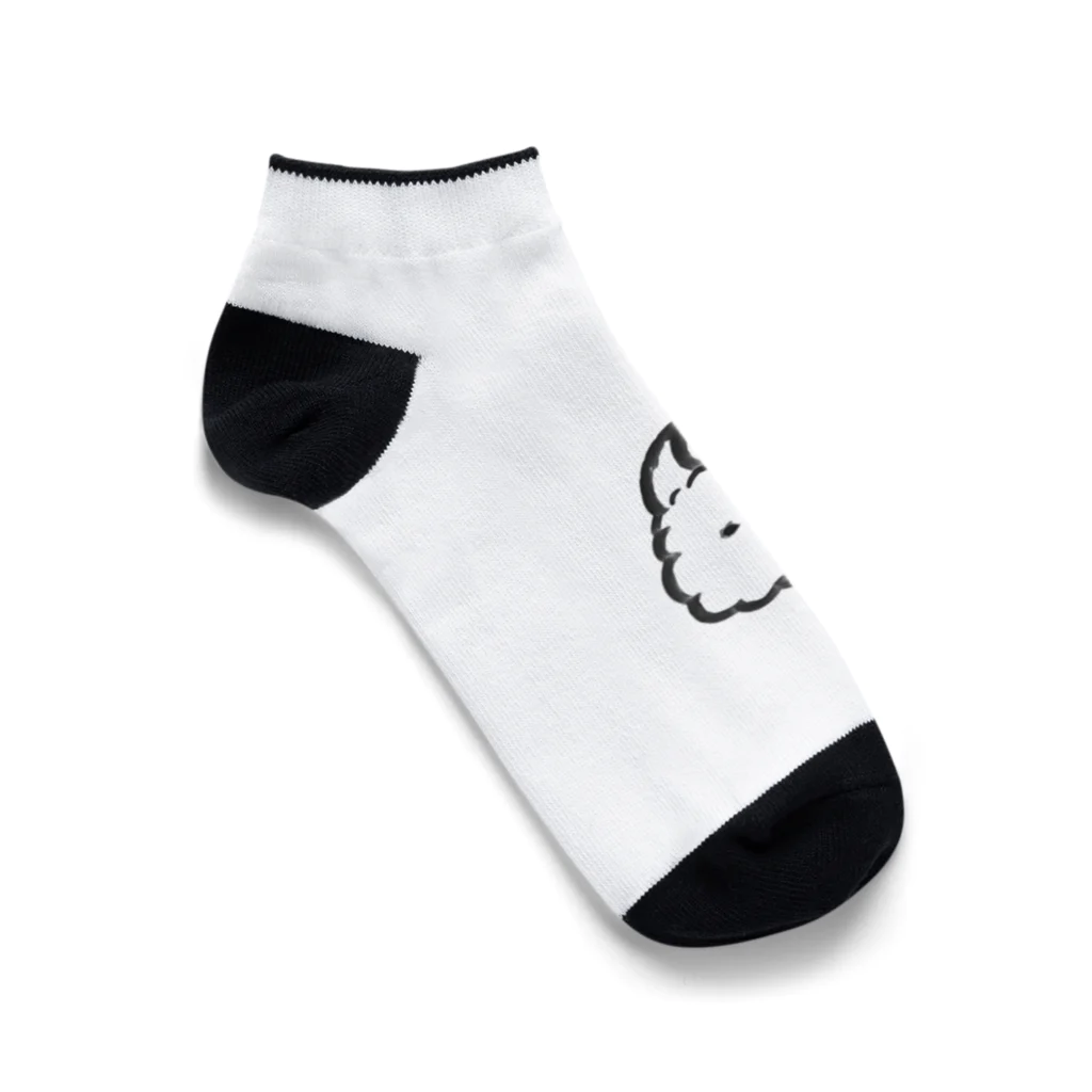ONIGIRI_のカニクリームコロッケのカニコ Ankle Socks