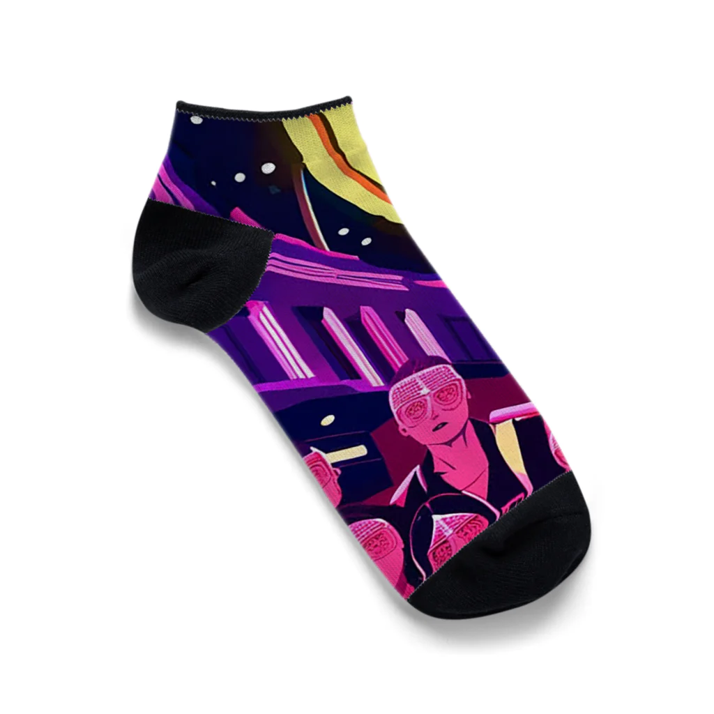 gizumoartの⭐︎今夜、星に帰りたい⭐︎ Ankle Socks