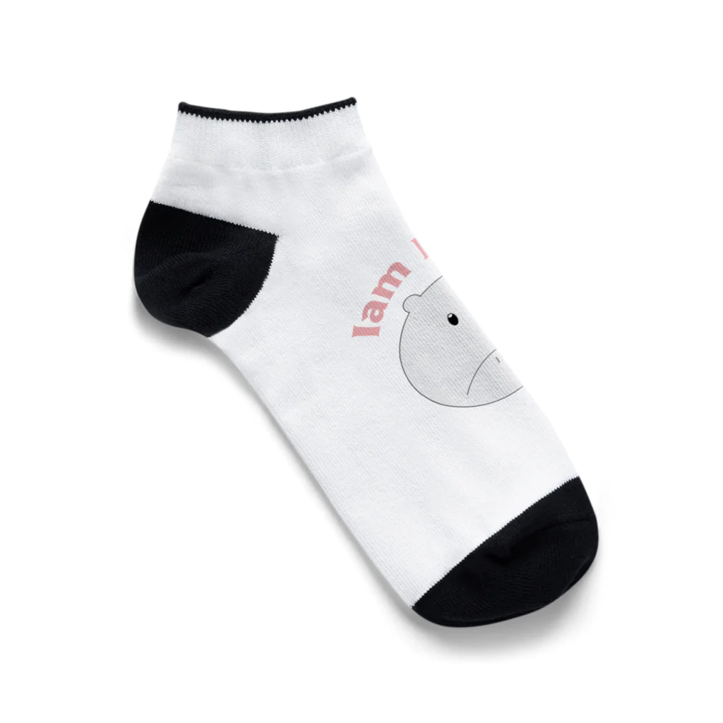 あいあむんちょショップのんちょ顔 Ankle Socks