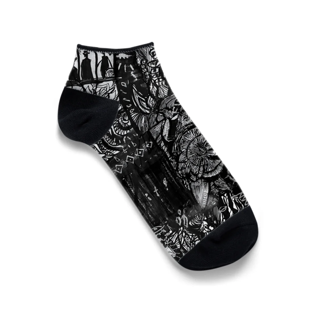 SMOKEBOXのパニックパーティ Ankle Socks