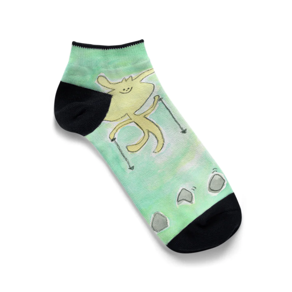 tonarichanのいぬくんとねこくん Ankle Socks