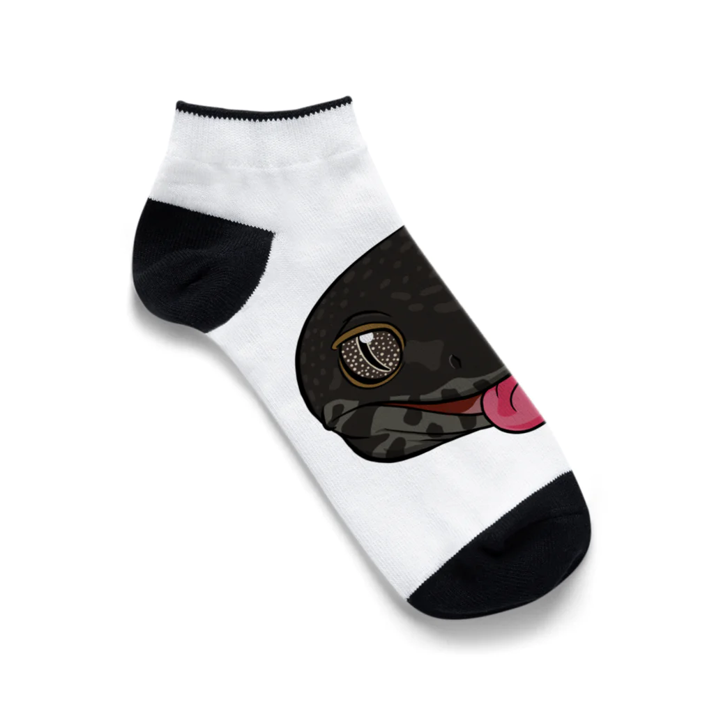Ｍａｒｓｈのレオパ･ブラックナイト Ankle Socks
