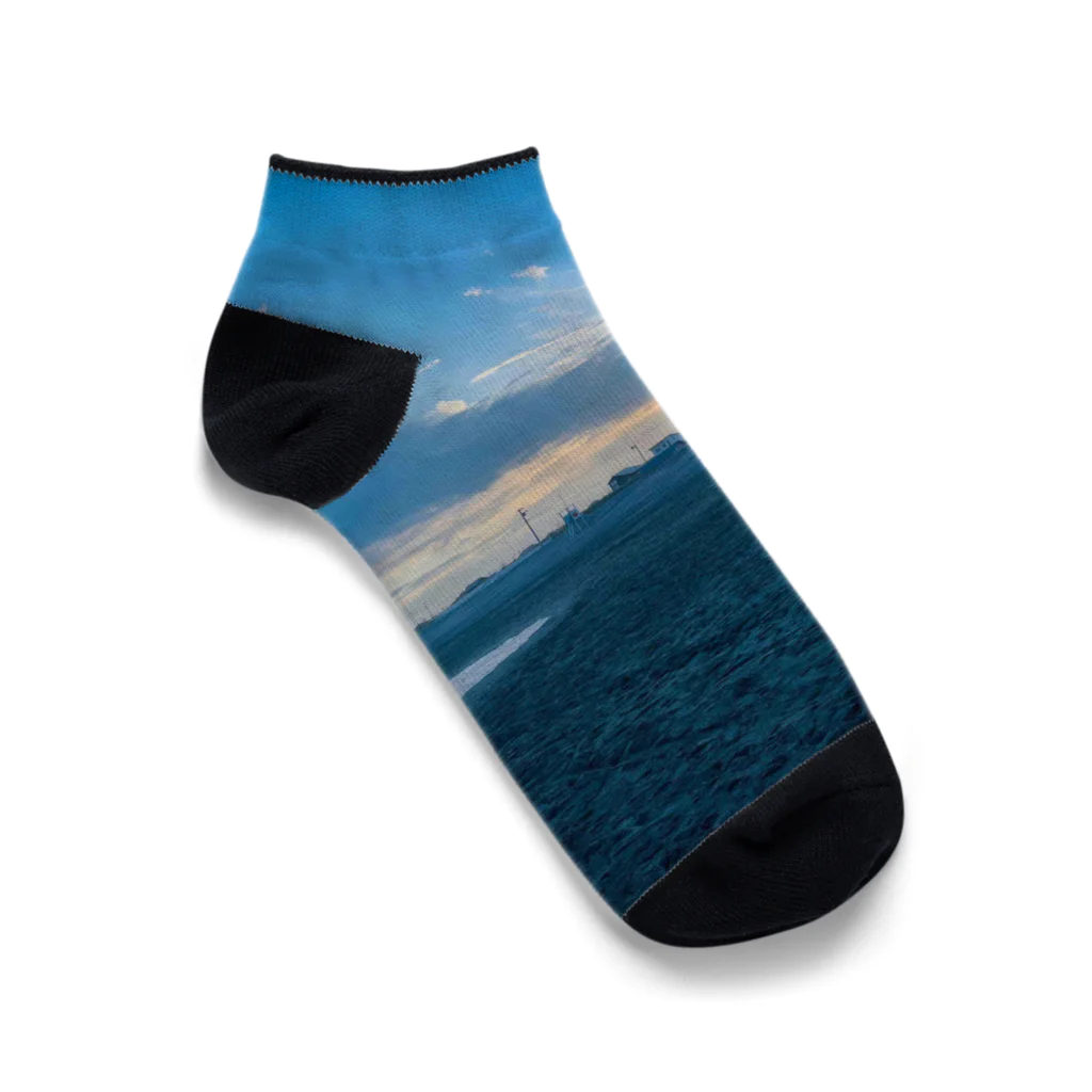 豊風本舗の九十九里浜　浜辺 Ankle Socks