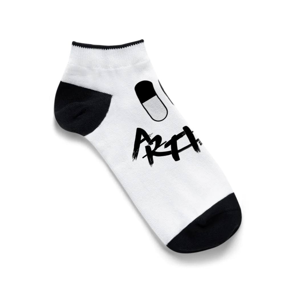 ARTISTICのsmile　ARTISTIC ロゴ Ankle Socks