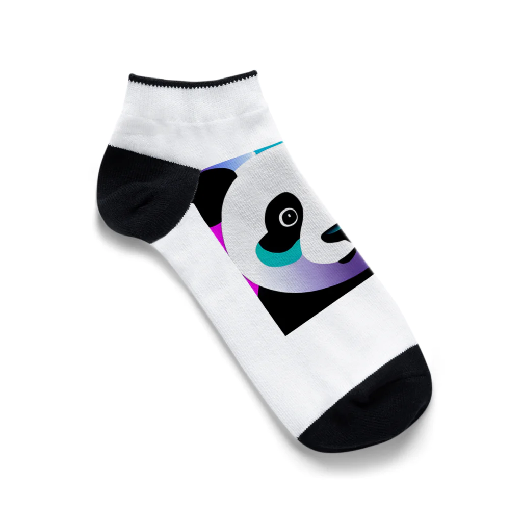 クリエイティブ・クリーチャーショップの蛍光ポップPANDA Ankle Socks