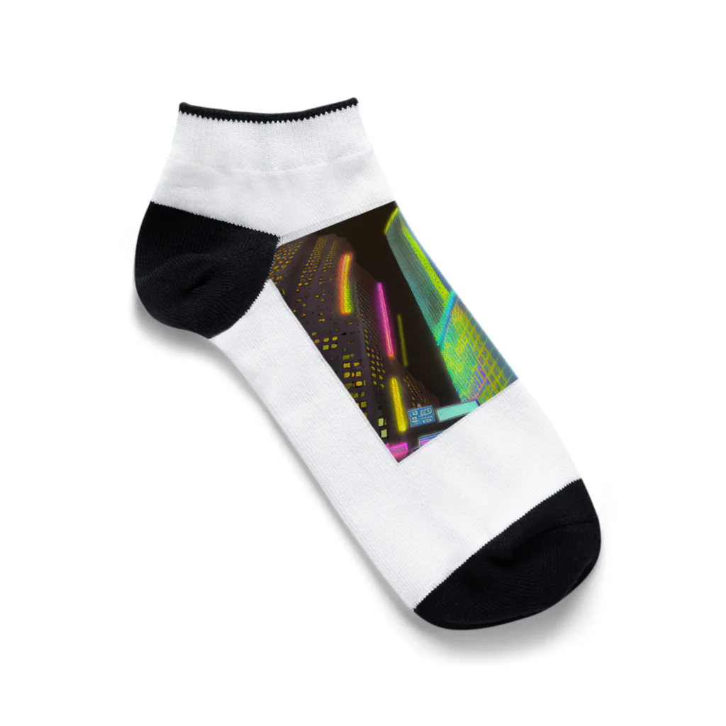 Y&Mの空に輝く星たちのように美しく光り輝くシティー Ankle Socks