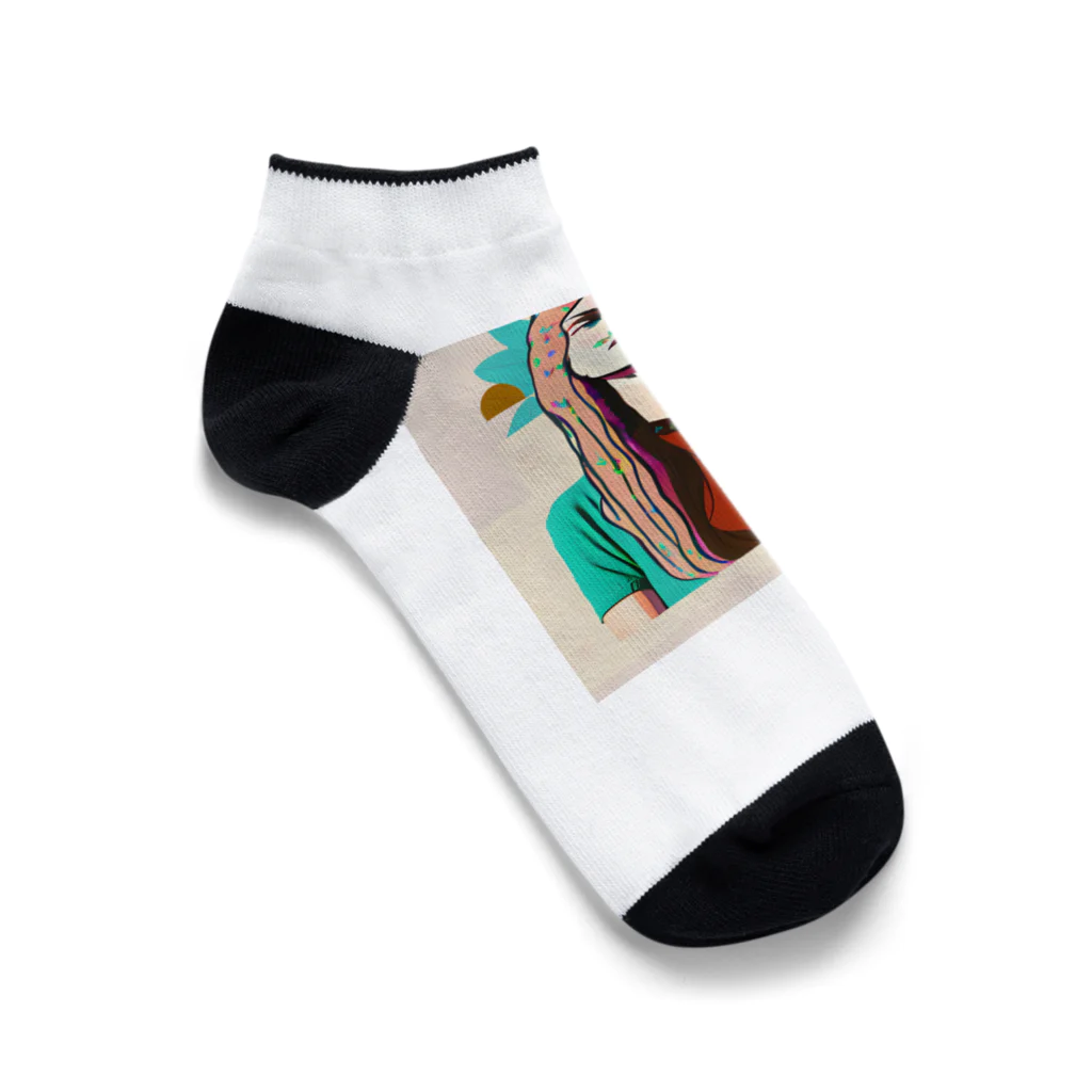 Erica design venue のカウンターカルチャー Ankle Socks