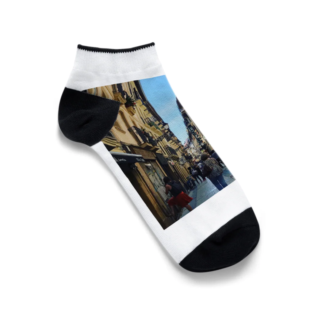 cocineroのバスクのバル　風景 Ankle Socks