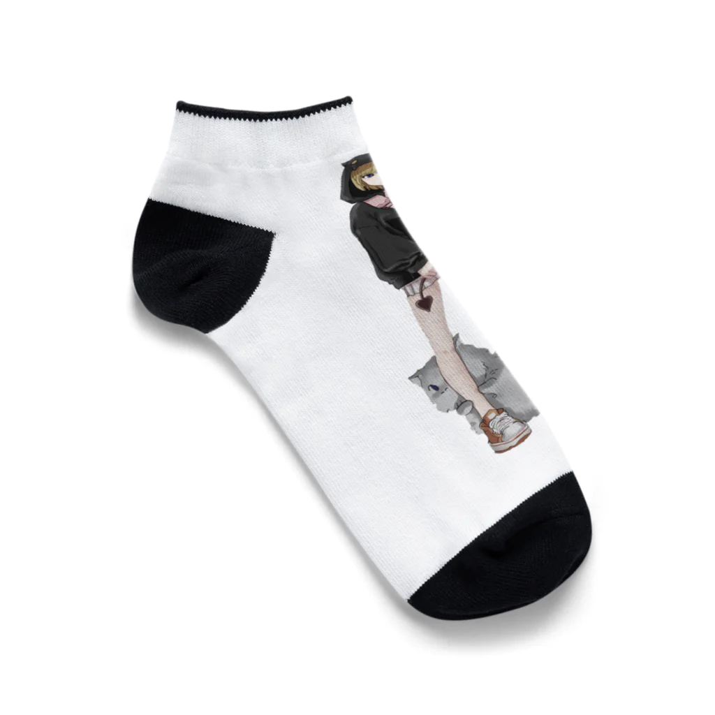 evangelの福音ちゃんねるキャラグッズ  Ankle Socks