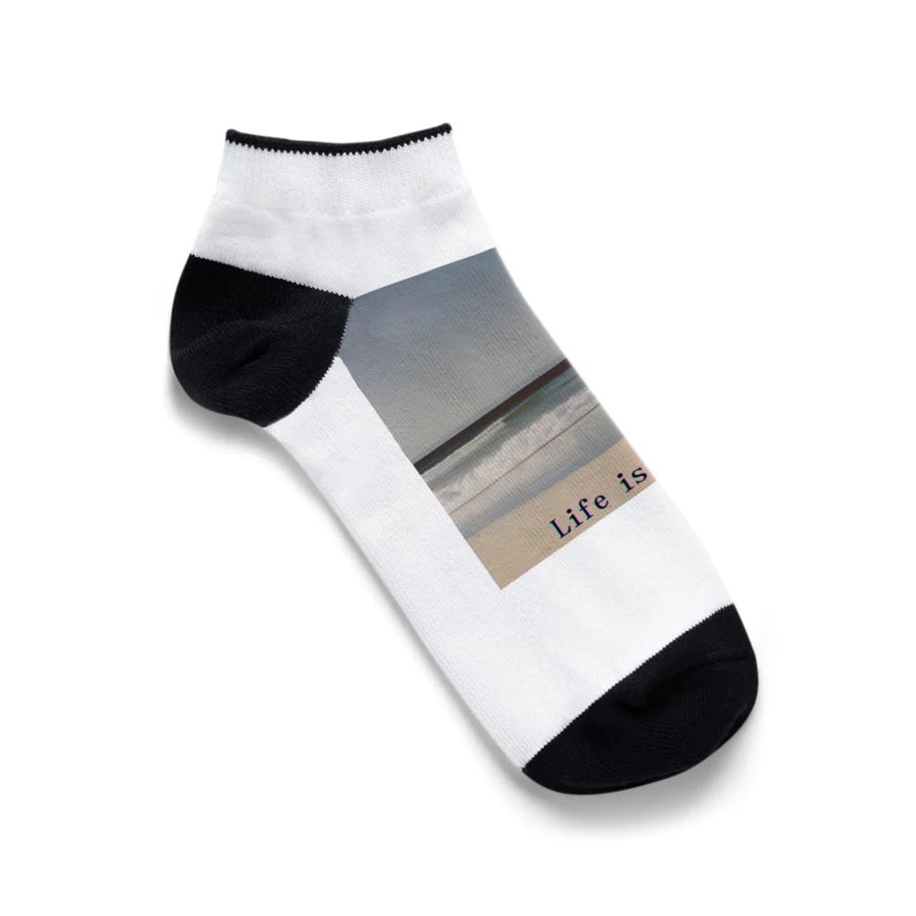 bonds-tのLife is too short Ankle Socks