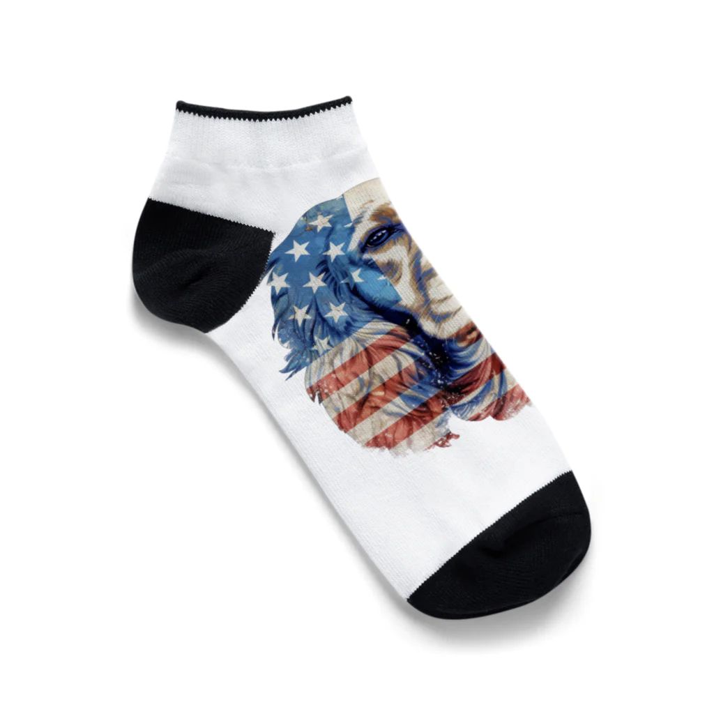 dogsdream8246のアメリカンコッカーアメリカ Ankle Socks