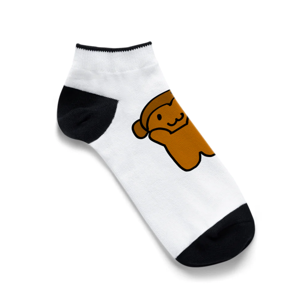 issunboushiのツルピカガングロざる Ankle Socks