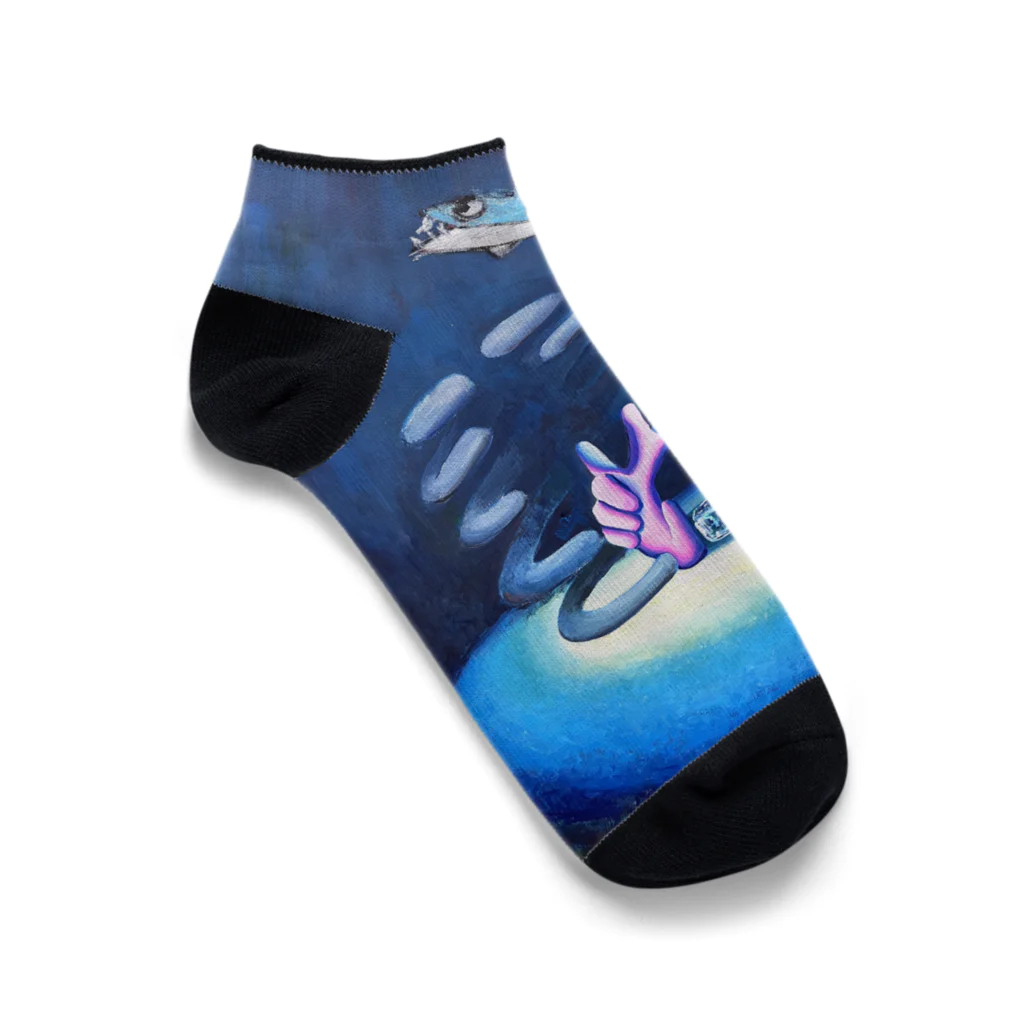 AKI online shopの心の氷 Ankle Socks